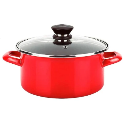Afbeelding van Kookpot FAGOR Optimax Rood Geëmailleerd Staal (Ø 26 x 14 cm)