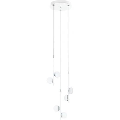 Afbeelding van EGLO Olindra hangende plafondverlichting Flexibele montage Chroom, Wit A,A+,A++