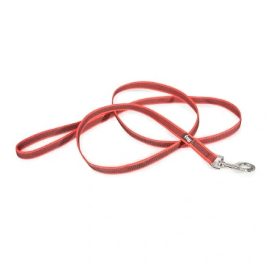 Afbeelding van Julius K9 Rubberen riem met lus rood grijs maat 6 (6, Hond, Algemeen), Kraag + Leiband