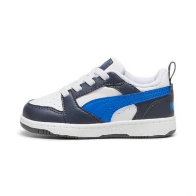 Afbeelding van Rebound V6 Lo sneakers, Blauw/Grijs/Wit, Maat 24 PUMA