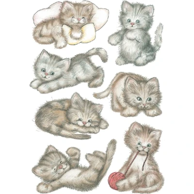 Afbeelding van Huismerk Herma 3477 Etiket met afbeelding Poes