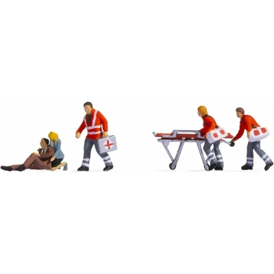 Afbeelding van NOCH 15080 H0 Verkeersongeluk figuren Kant en klaar model