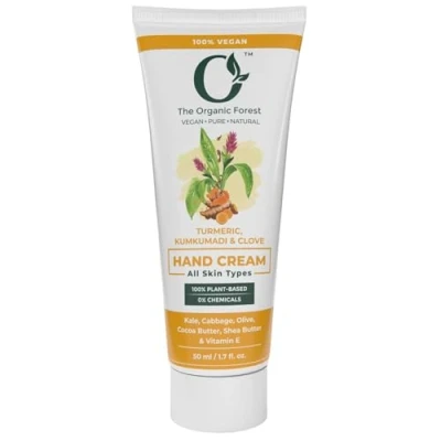 Afbeelding van Turmeric &amp; Clove Oil handcrème voor donkere en oplichtende vlekken Sheaboter, kokosolie vitamine C droge handen Verhelderende