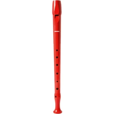 Afbeelding van HOHNER Blokfluit Melody Line Duits sopraan Rood