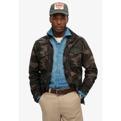 Afbeelding van Superdry Rookie Military Lichte jas, Heren, Maat: XL, Troops camo green