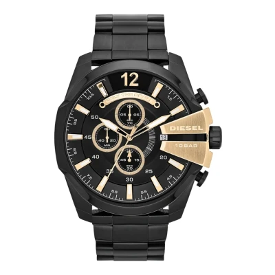 Afbeelding van Diesel Mega Chief DZ4338 Herenhorloge 51 mm Zwart