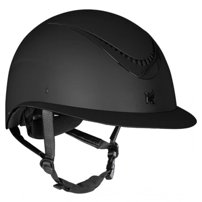Afbeelding van Karben by Shires Cap Elisa Ellipse Zwart/Zwart 55 57