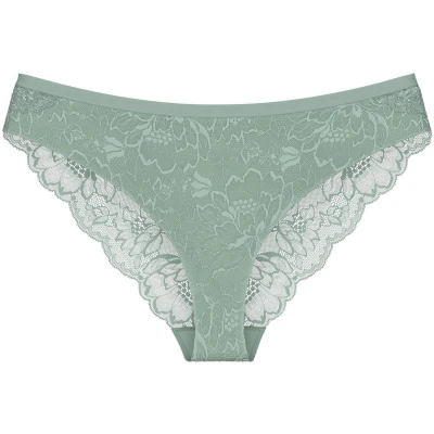 Afbeelding van Triumph dames Amourette slip van kant in de kleur Mint, maat: 44
