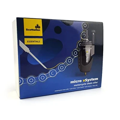 Afbeelding van Scottoiler Essentials Micro vSystem Automatische kettingolie voor motorfietsen..