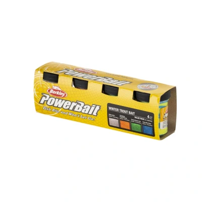 Afbeelding van Berkley Glitter PowerBait® Trout Dough Season 4 Pack Winter Powerbait