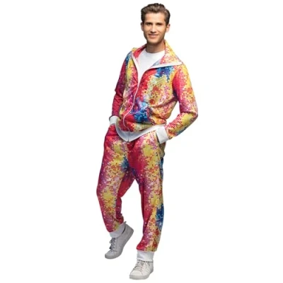Afbeelding van Boland Trainingspak Disco dude (XXL) Volwassenen 80&#039;s &amp; 90&#039;s