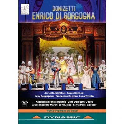 Afbeelding van Anna Bonitatibus, Sonia Ganassi, Coro Donizetti Enrico Di Borgogna (DVD)