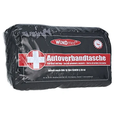 Afbeelding van Wundmed 44 delige Auto verbanddoos EHBO set in etui zwart