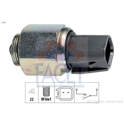 Afbeelding van FACET 7.6242 Schakelaar, achteruitrijlicht Made in Italy OE Equivalent FORD: C Max, FOCUS Mk1 Hatchback, 2 Cabriolet, JAGUAR: X Type Saloon