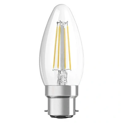 Afbeelding van OSRAM LED lamp Fitting: B22d Warm wit 2700K 4W komt overeen met 40W helder Retrofit CLASSIC B