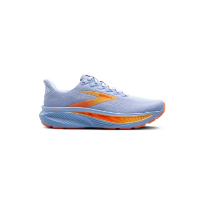 Afbeelding van Brooks Ghost 17 Hardloopschoenen voor op de weg, Dames, Maat: 38.5, Blue heron white orange Textiel
