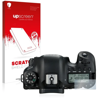Afbeelding van upscreen Screenprotector voor Canon EOS 6D (Schouderdisplay) Folie Beschermfolie transparant