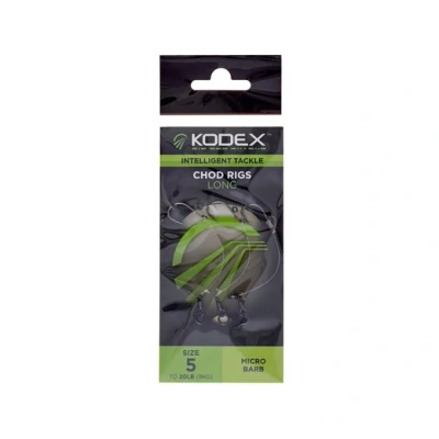 Afbeelding van Kodex Chod Rigs: Long Size 5 to 20lb 3pcs Karper onderlijn