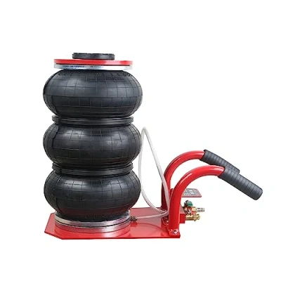 Afbeelding van Aim Tools Pneumatische krik, 3 ton capaciteit, 2993,7 kg, snelkrik, autokrik, drievoudige zak, voor garage, autoreparatie, bandenwissel