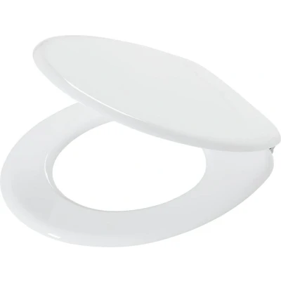 Afbeelding van Tiger Oregon WC bril met deksel Toiletbril MDF Wit