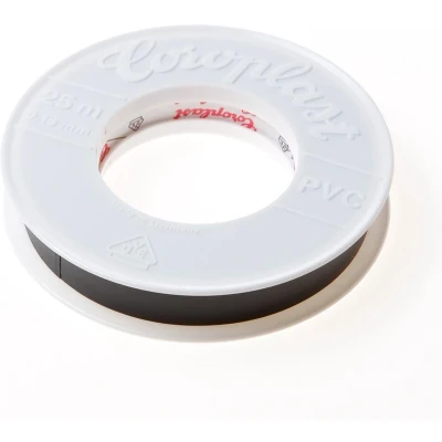 Afbeelding van Coroplast 302 tape zwart 15mm x 25 meter