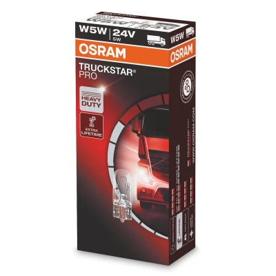 Afbeelding van OSRAM TRUCKSTAR PRO 2845TSP Autolampen 24V 5W W5W
