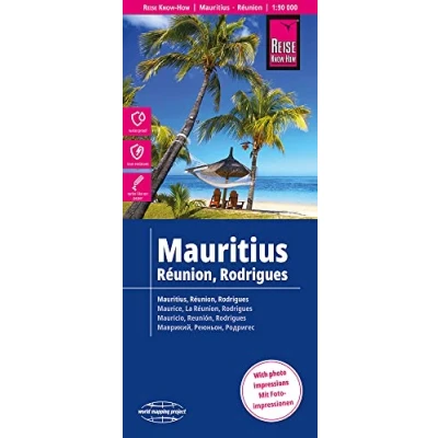 Afbeelding van Reise Know How Landkarte Mauritius, Réunion, Rodrigues (1:90.000)