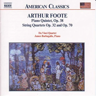 Afbeelding van James Barbagallo, Da Vinci Quartett Foote: Piano Quintet/String Quartets Op.32 &amp; 70 (CD)