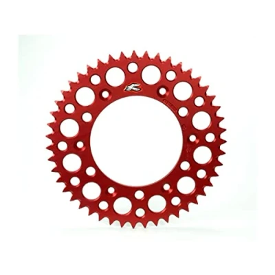 Afbeelding van Renthal Achtertandwiel 50 tanden Rood Honda CR125 1984 2007 CR250 CRF250R 2004 2023 CRF450R 2002