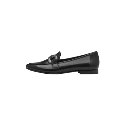 Afbeelding van Marco Tozzi Instappers, Dames, Maat: 37, Black nappa Textiel/ synthetisch