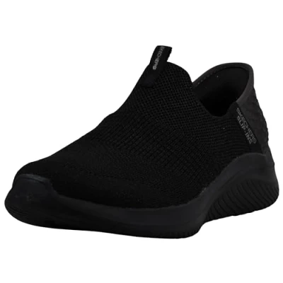 Afbeelding van Skechers Sport Ultra FLEX Sneakers laag, Dames, Maat: 36.5, Black knit/trim Textiel