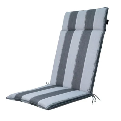 Afbeelding van Madison Tuinstoelkussen hoge rug 50x120 cm universeel Banda grey