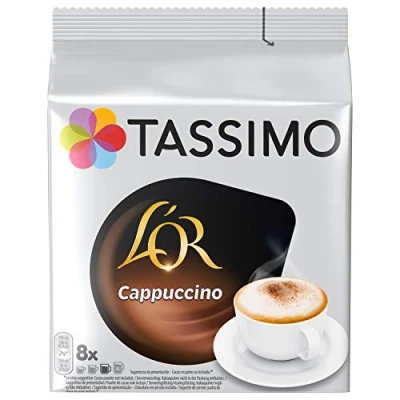 Image de dosettes Cappuccino Tassimo Carte Noire Pack de 8