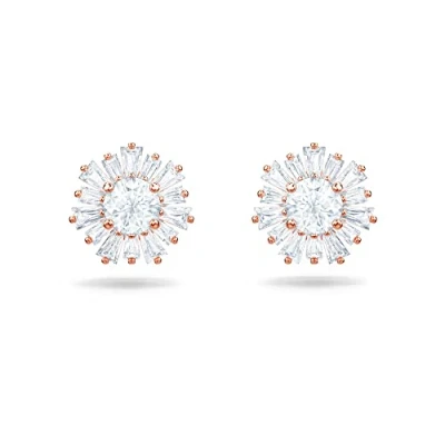 Afbeelding van Swarovski Sunshine Oorbellen, Dames, Maat: One Size, White