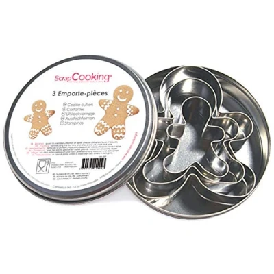 Image de Boîte 3 découpoirs inox Petit homme d&#039;épices