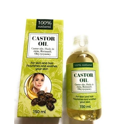 Afbeelding van Castorolie 100% Natural Voor Huid en Haar 150 ML natuurlijk Castor Oil