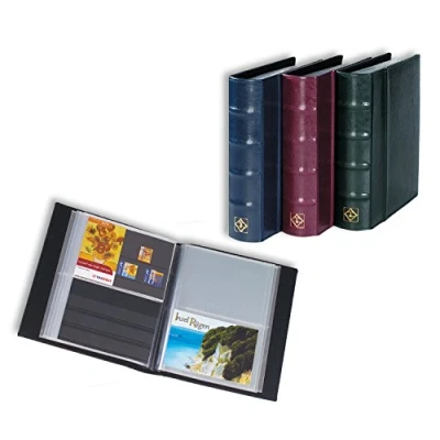 Afbeelding van Leuchtturm Leuchtturm, Ansicht kaarten, Album CL (gebonden) voor 100 kaarten (148x105 mm.) met 50 bladen Groen afm: 190x240x55 mm. per st.