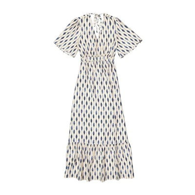Afbeelding van GARCIA Maxi Jurk Gebroken wit XL