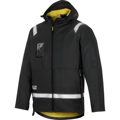 Afbeelding van Regen Jack Pu, Zwart (0400), S