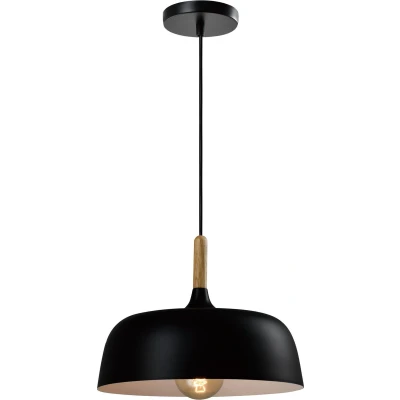 Afbeelding van QUVIO Hanglamp rond zwart QUV5128L BLACK