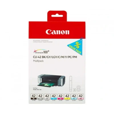 Afbeelding van Canon CLI 42 Inktcartridge 8 kleuren Voordeelbundel