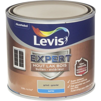 Afbeelding van Levis Expert lak buiten zijdeglans 0,5l grind
