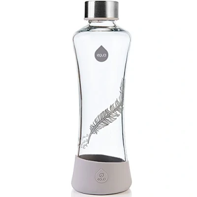 Afbeelding van Equa Esprit Squeeze glazen waterfles 550 ml Uitvoering Feather