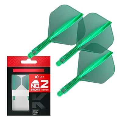 Afbeelding van Target K Flex Green NO2 Dart Flights Short