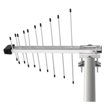 Afbeelding van EMOS DVB T2 buitenantenne met versterker, actieve voor maximale signaalprestaties, LTE en geïntegreerd 5G filter, ontvangst op afstand 0 100 km, aansluiting de ontvanger