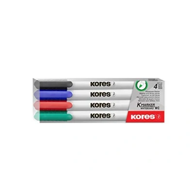 Image de Kores Marqueur non permanent &#039;K MARKER W1&#039;, étui de 4
