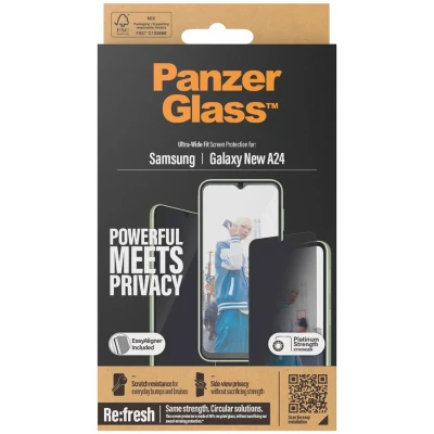 Afbeelding van Panzerglass Gehard Glas Privacy Screenprotector Samsung Galaxy A25 5G