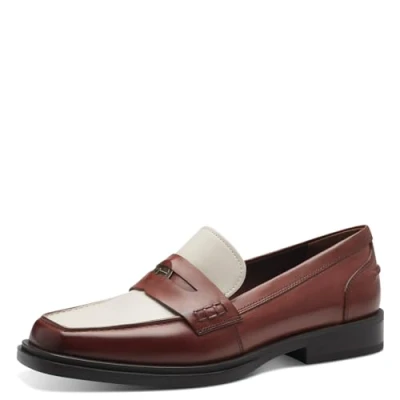 Afbeelding van Tamaris Instappers, Dames, Maat: 37, Cognac comb Leer/ synthetisch