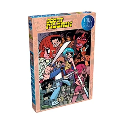 Afbeelding van Scott Pilgrim Puzzle #4 Colorful Collage 1000 stukjes puzzel Renegade Game Studios