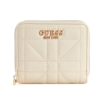 Afbeelding van Guess Assia Small ZIP Around Portemonnee, Dames, Maat: One Size, Black